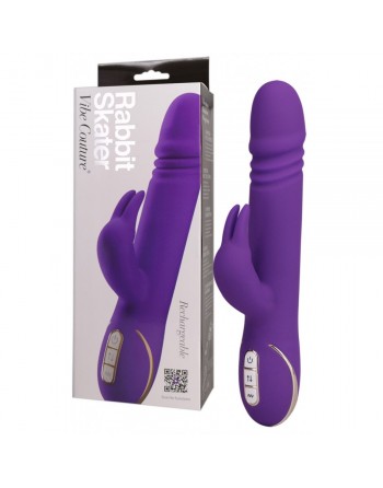 Vibromasseur Rechargeable Vibe Couture Skater Pourpre