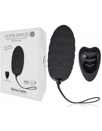 Oeuf Télécommandé USB Ocean Breeze 2.0 Noir