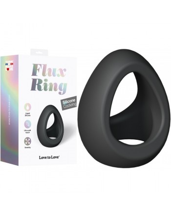 Anneau Double Flux Ring Noir