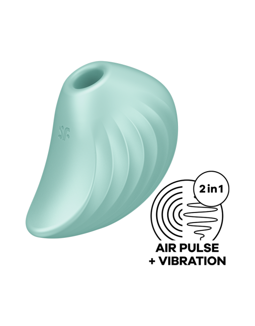 Stimulateur de clitoris vert USB Pearl Diver Satisfyer - CC597787