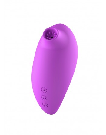 Vibromasseur clitoridienne à picots par aspiration avec son œuf vibrant à distance purple - 0-B0009PUR