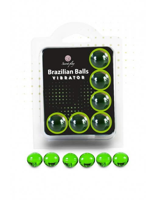 6 Brazillian balls effet vibrator