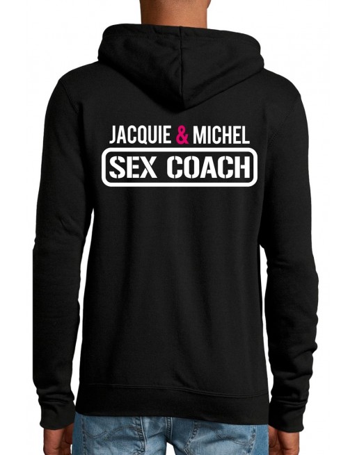 Veste à capuche JM Sex coach