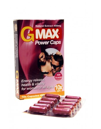 G-Max Power Caps Femme 10 gélules