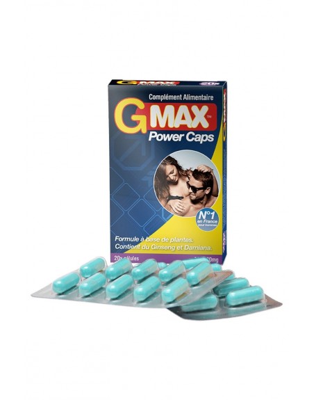 G-Max Power Caps Homme 20 gélules