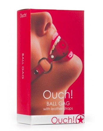 Gag Ball rouge - Ouch! 