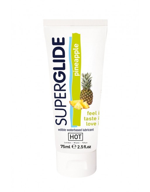 Lubrifiant Comestible SuperGlide ananas - HOT