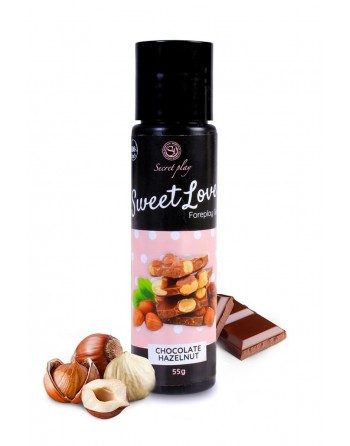 Lubrifiant comestible chocolat-noisette - 60ml