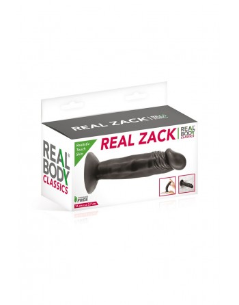 Gode réaliste 16 cm noir - Real Zack