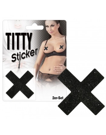 Sticker pour seins Titty X