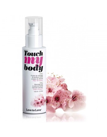 Massage  Lubrifiant Touch My Body Fleur de Cerisier - 100 ml